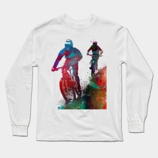 Cycling Bike sport art #cycling #sport Long Sleeve T-Shirt